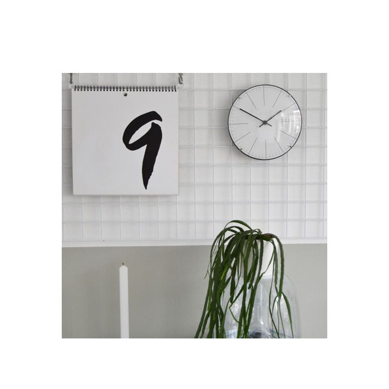 NeXtime Mini Dome Table & Wall Clock - White - Notbrand