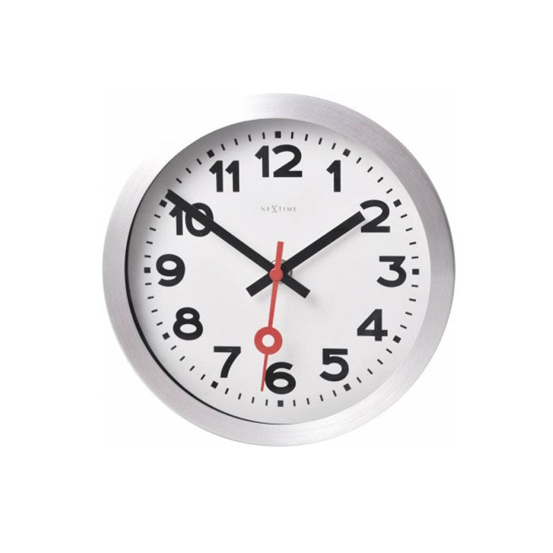 NeXtime Station Number Wall & Table Clock - White - Notbrand