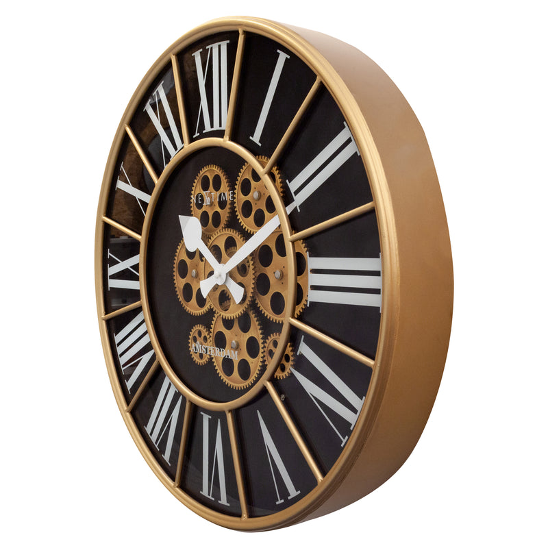 NeXtime William Wall Clock 50cm - Black - Notbrand
