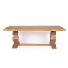 Bani Solid Wood Pedestal Table – 350cm - Notbrand