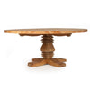Bani Solid Mindi Round Pedestal Table – 180cm - Notbrand