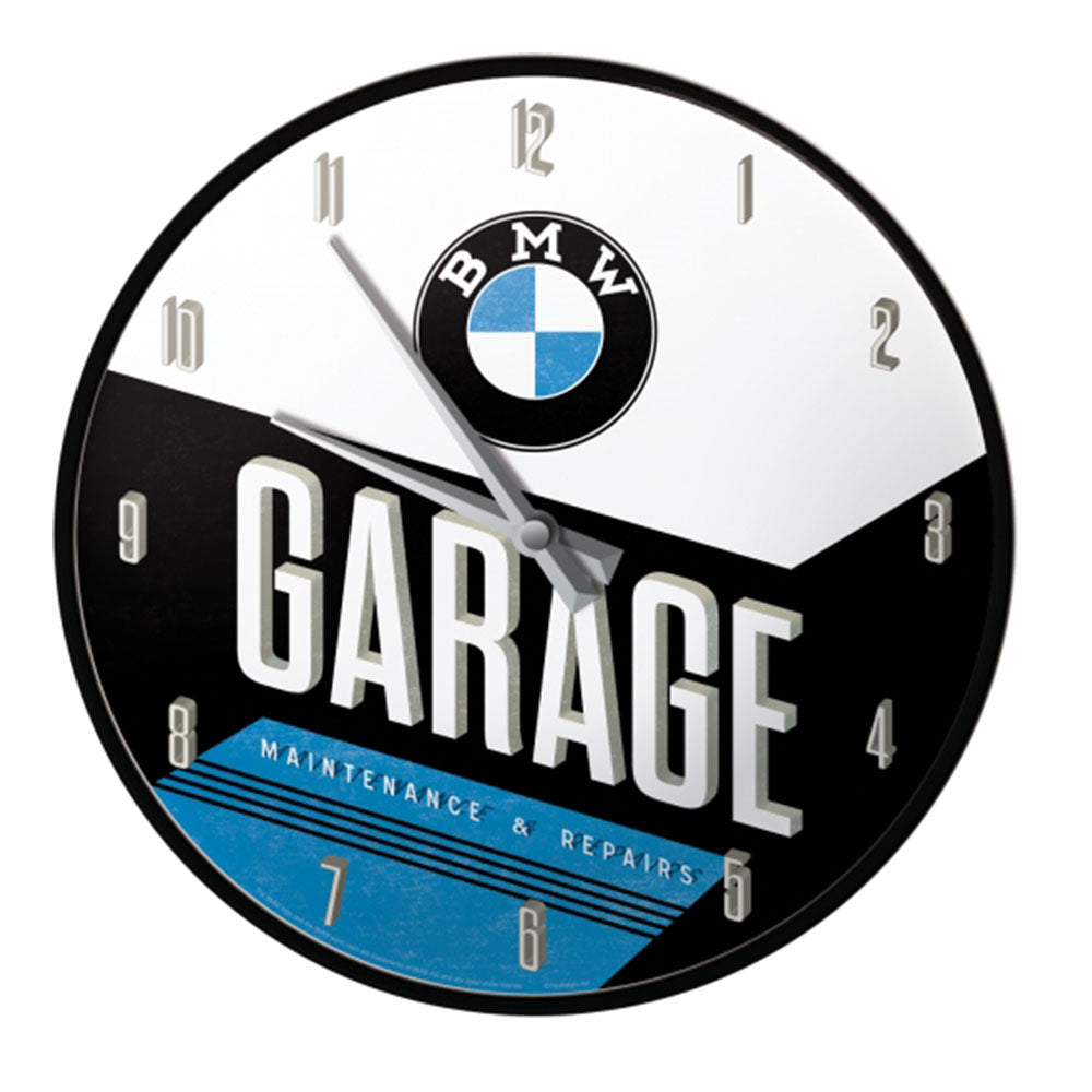 BMW Garage Metal Wall Clock - Notbrand