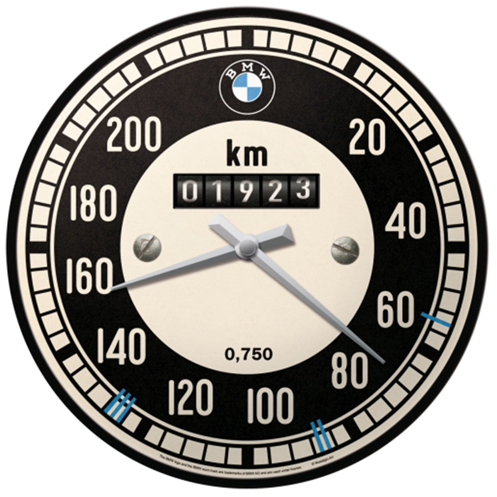 BMW Speedometer Metal Wall Clock - Notbrand