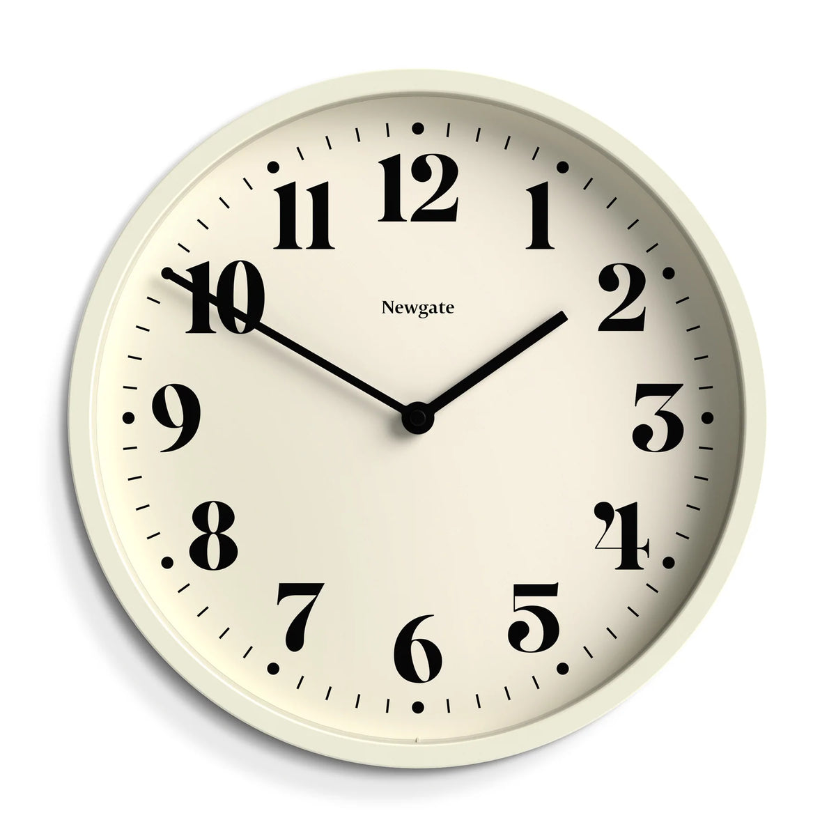 Newgate Number Four Wall Clock Matte - Linen White - Notbrand