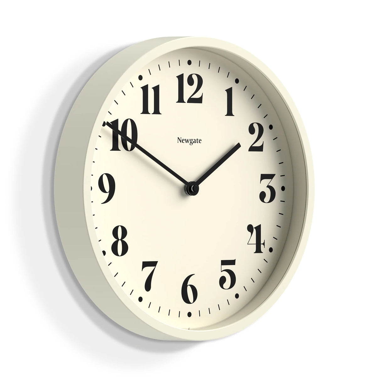 Newgate Number Four Wall Clock Matte - Linen White - Notbrand