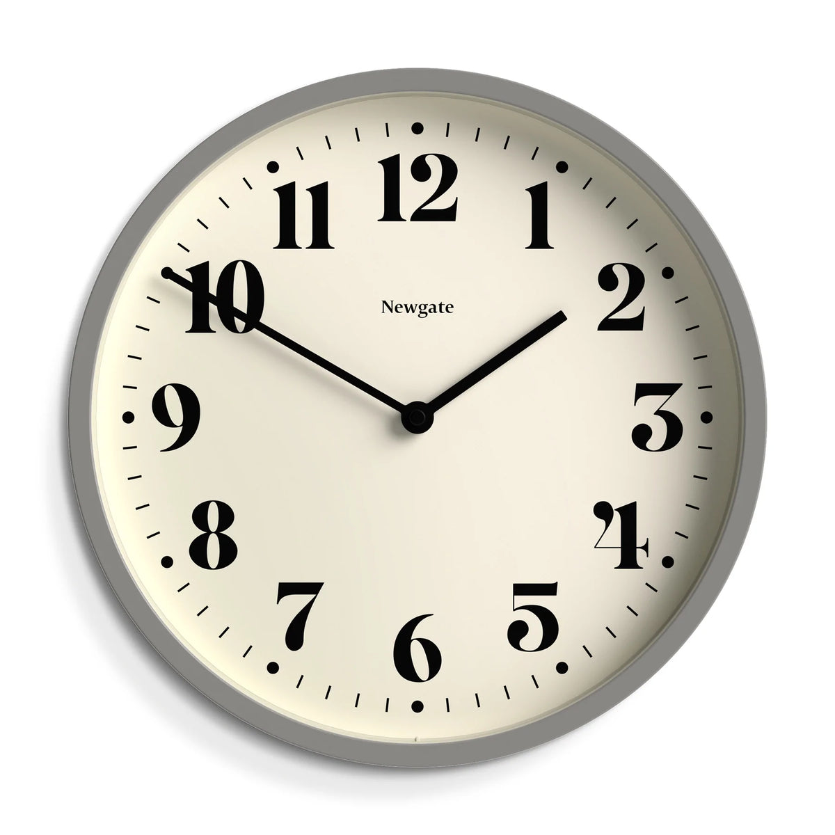 Newgate Number Four Wall Clock Matte - Posh Grey - Notbrand