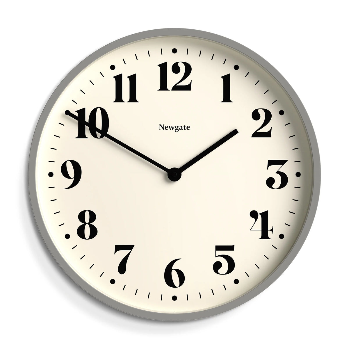 Newgate Number Two Wall Clock Matte - Posh Grey - Notbrand