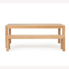Nyanza American Oak Bench Seat - 2.8m - Notbrand