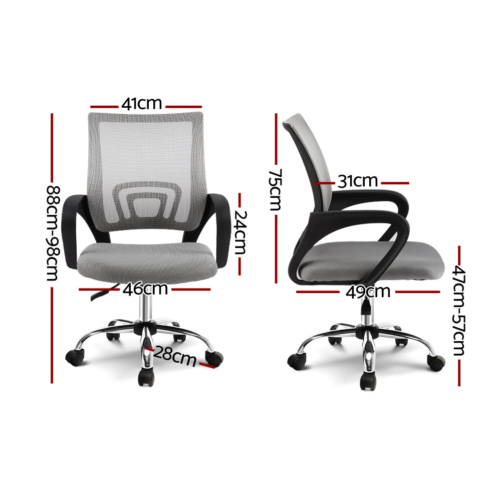 Blisk Office & Gaming Chair - Grey - Notbrand