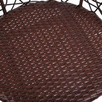 Gardeon Outdoor Patio Chair and Table - Brown - Notbrand