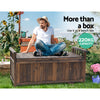 Gardeon Outdoor Storage Box Wooden Garden Bench Chest Toy Tool Sheds Furniture - Notbrand