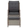 Vitalian Outdoor Patio lounge Recliner Chair Sofa - Grey - Notbrand