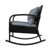Vitalian Outdoor Patio Lounge Chair - Black - Notbrand