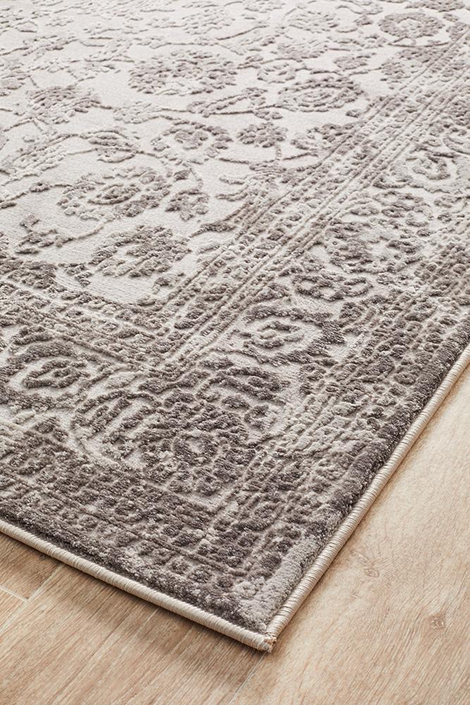 Opulence Lucy Silver Rug - Notbrand
