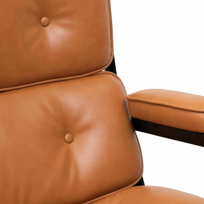 Strazop Cushion Seat Office Chair - Honey Tan - Notbrand
