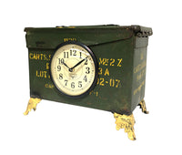 Old Military Tool Box Table Clock - Notbrand