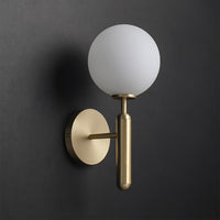 Osian Metal and Glass Wall Sconce - Single - Notbrand