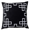 Palm Springs Velvet Cushion - Black - Notbrand