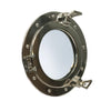 Brass Porthole Mirror - 380mm - Notbrand