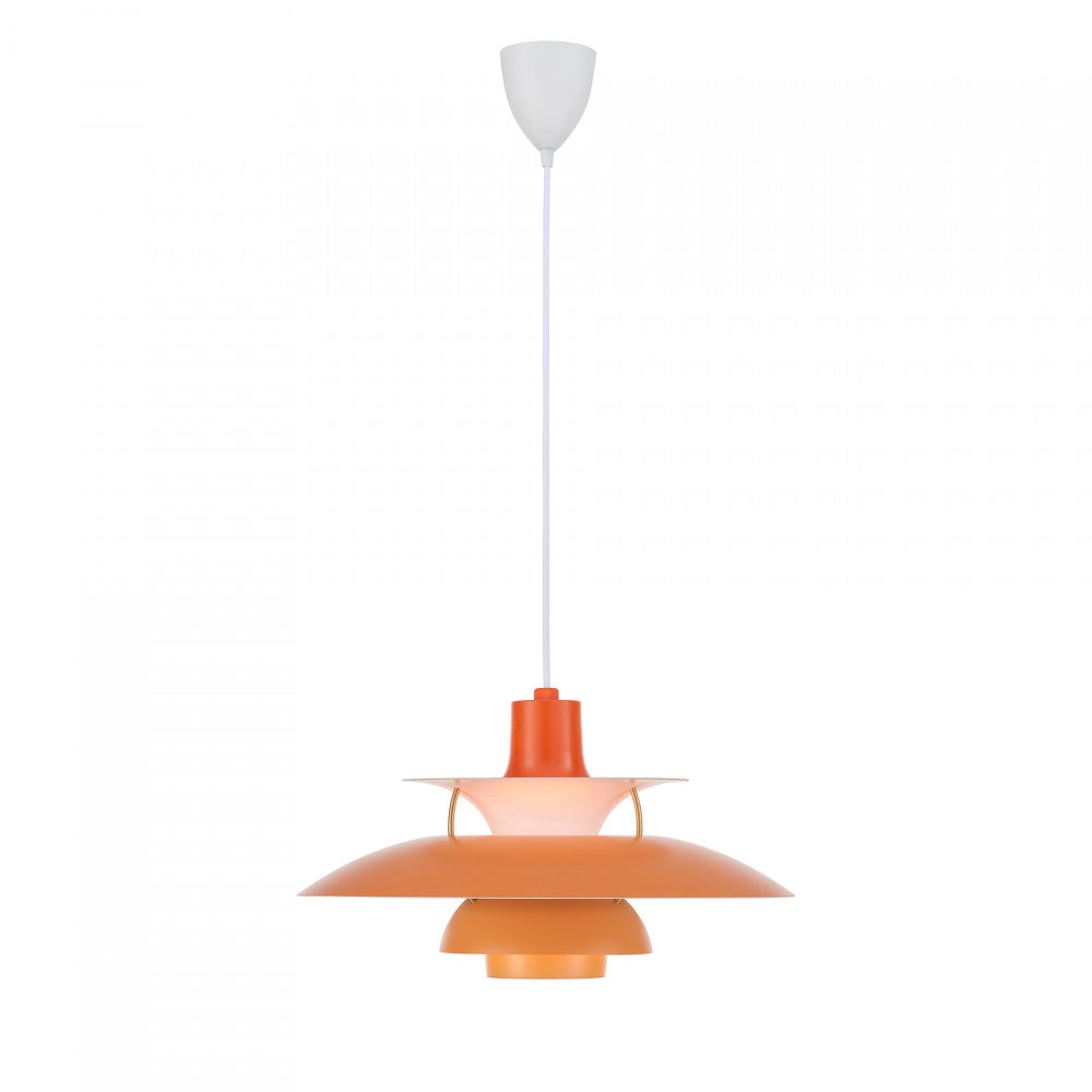Leighton Replica Aluminum Pendant Light - Orange - Notbrand
