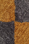 Prism Molino Grey Gold Multi Coloured Textured Rug - Notbrand