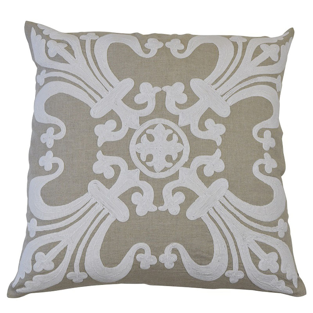 Provence Linen Cushion - Natural - Notbrand