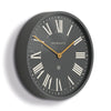 Newgate Mr Butler Moonstone Wall Clock - Grey - Notbrand