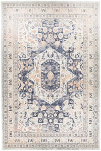 Providence Esquire Brushed Traditional Blue Rug - Notbrand