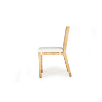 Justus Rattan Dining Chair - White - Notbrand
