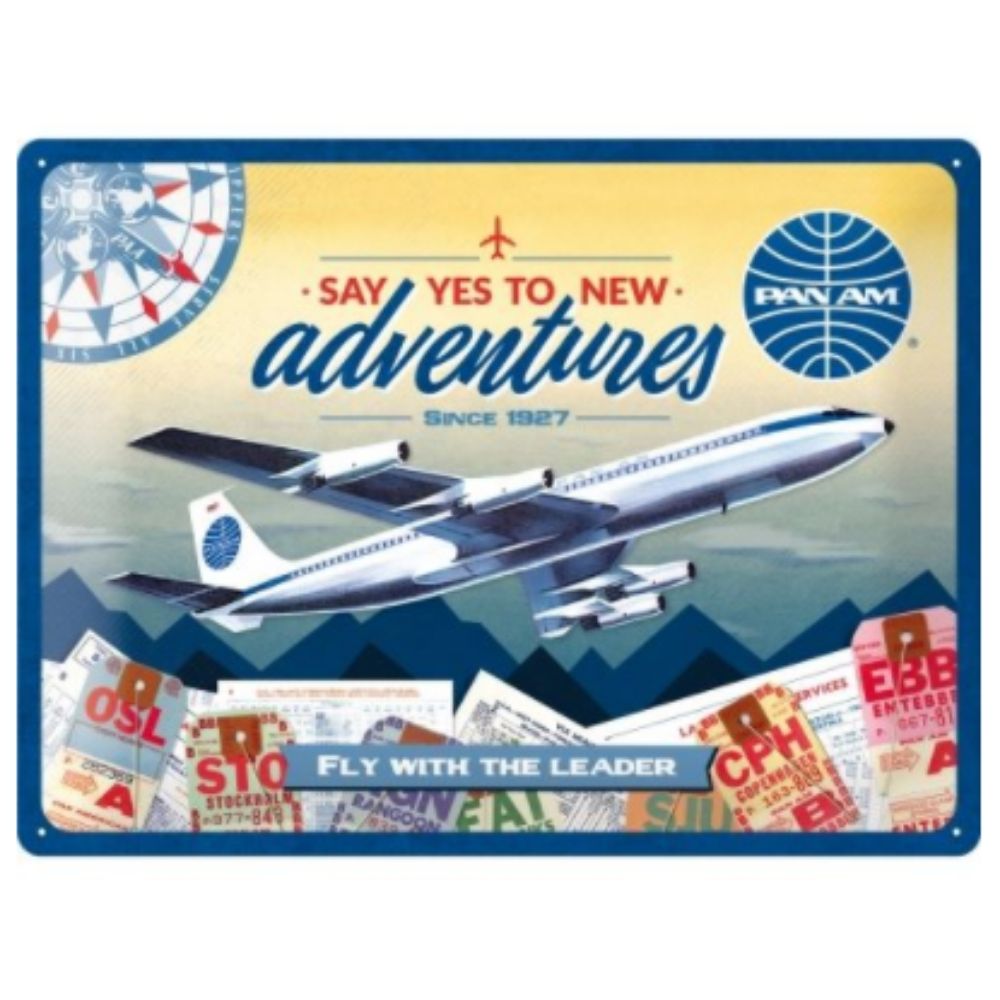 Pan Am Large Sign - New Adventures - NotBrand