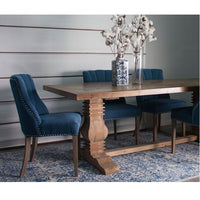Parquet Dining Table Queen Reclaimed Pine - Notbrand