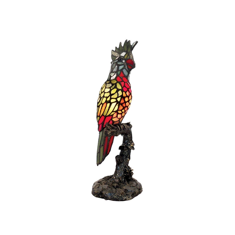 Parrot Tiffany Style Table Lamp - Notbrand