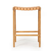 Jubilee Woven Leather Saddle Stool – Natural - Notbrand