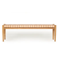 Jubilee Leather Strap Bench / Bed End - Nude - Notbrand