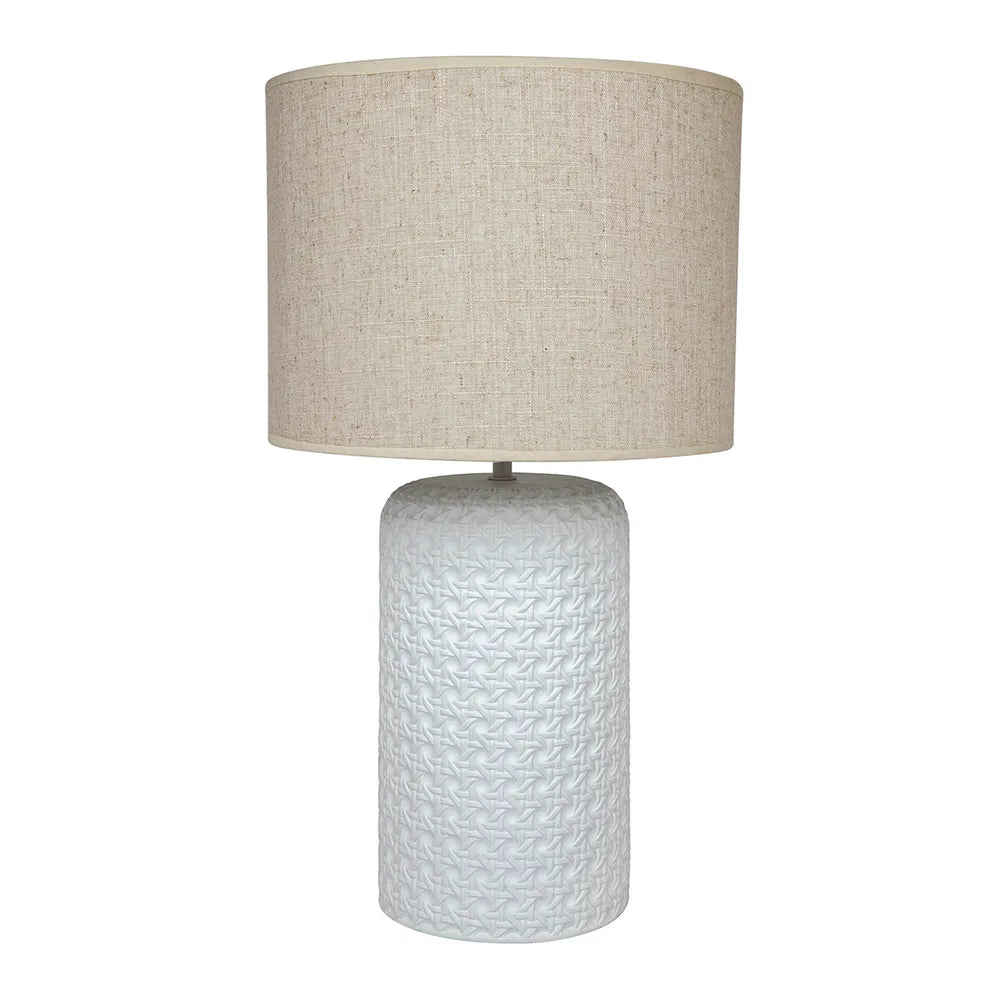Patronga Ceramic Base Table Lamp - Natural - Notbrand