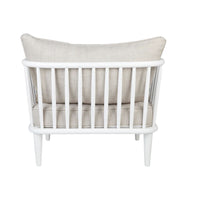 Pavilion White Oak Occasional Chair - Natural Linen - Notbrand
