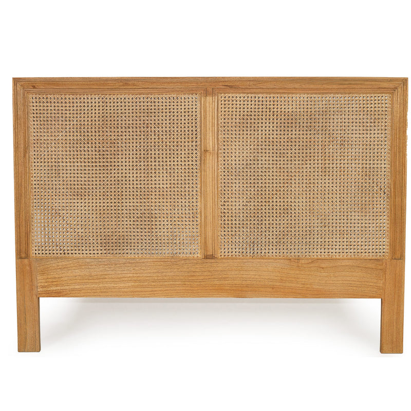 Percy Cane Bedhead in Weathered Oak – King Size - NotBrand