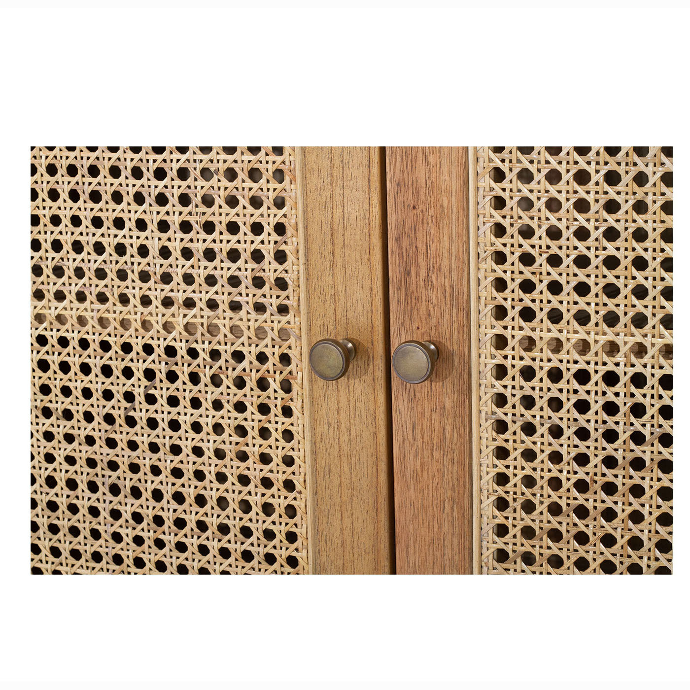Percy Six Door Sideboard - Weathered Oak - Notbrand