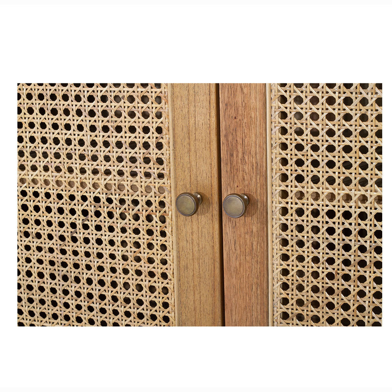 Percy Six Door Sideboard - Weathered Oak - Notbrand