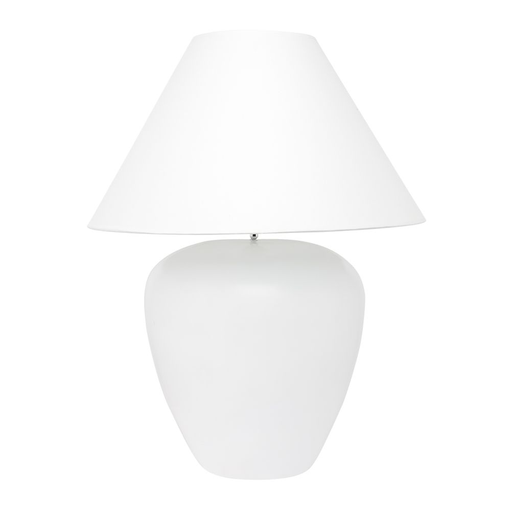 Picasso White Table Lamp with White Shade - Notbrand