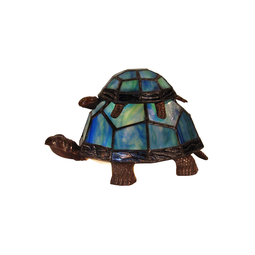 PiggyBack Turtle Tiffany Style Table Lamp - Notbrand