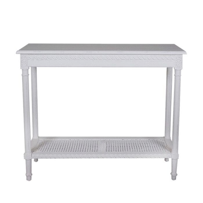 Polo Hamptons Style Console Table - White - Notbrand