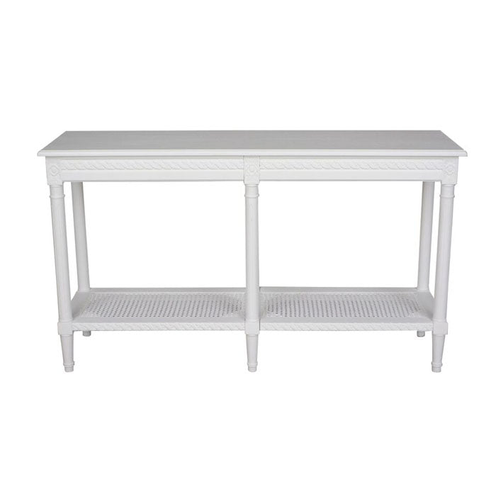 Polo Long Console Table White - Notbrand