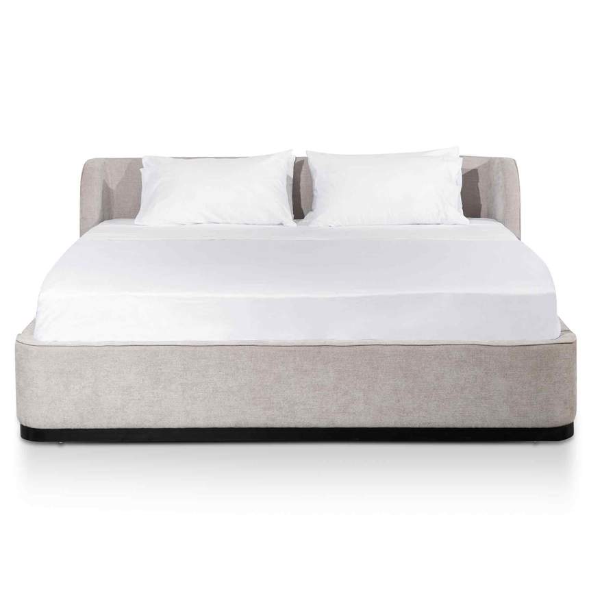 Tanulia Queen Bed Frame - Comfort Grey - NotBrand
