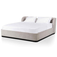 Tanulia Queen Bed Frame - Comfort Grey - NotBrand