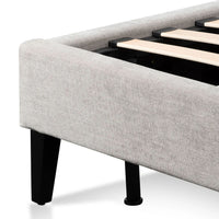 Plantain Queen Bed Frame - Comfort Grey - Notbrand