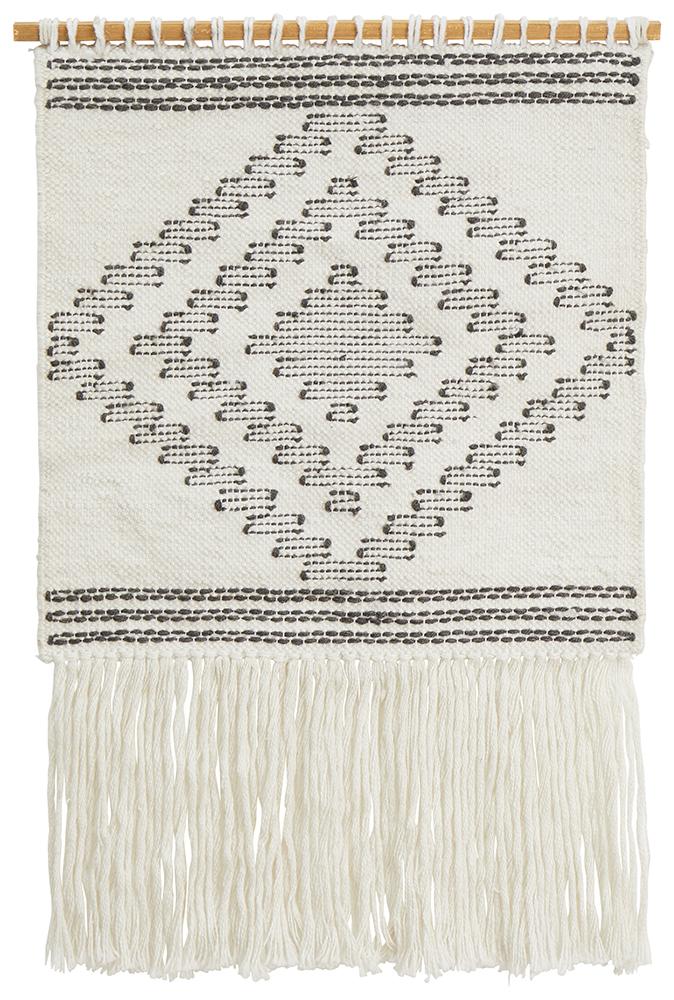 Rug Culture Home 426 White Wall Hanging - Notbrand