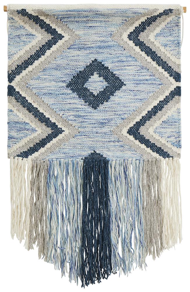 Rug Culture Home 439 Blue Wall Hanging - Notbrand
