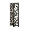 Artiss Clover Room Divider Stand with 4 Panels - Black - Notbrand