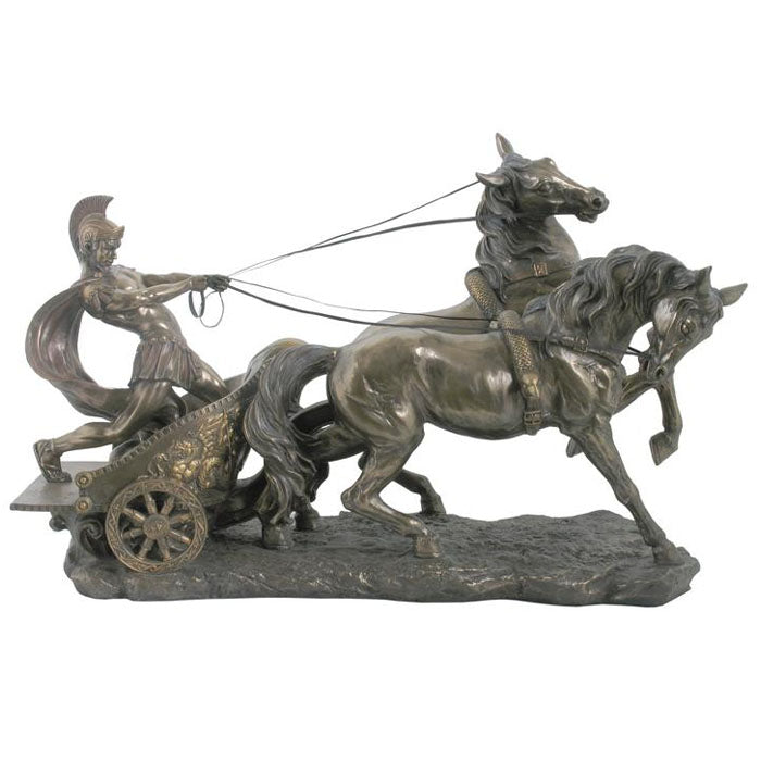 Roman Chariot Bronze Figurine - Large - Notbrand